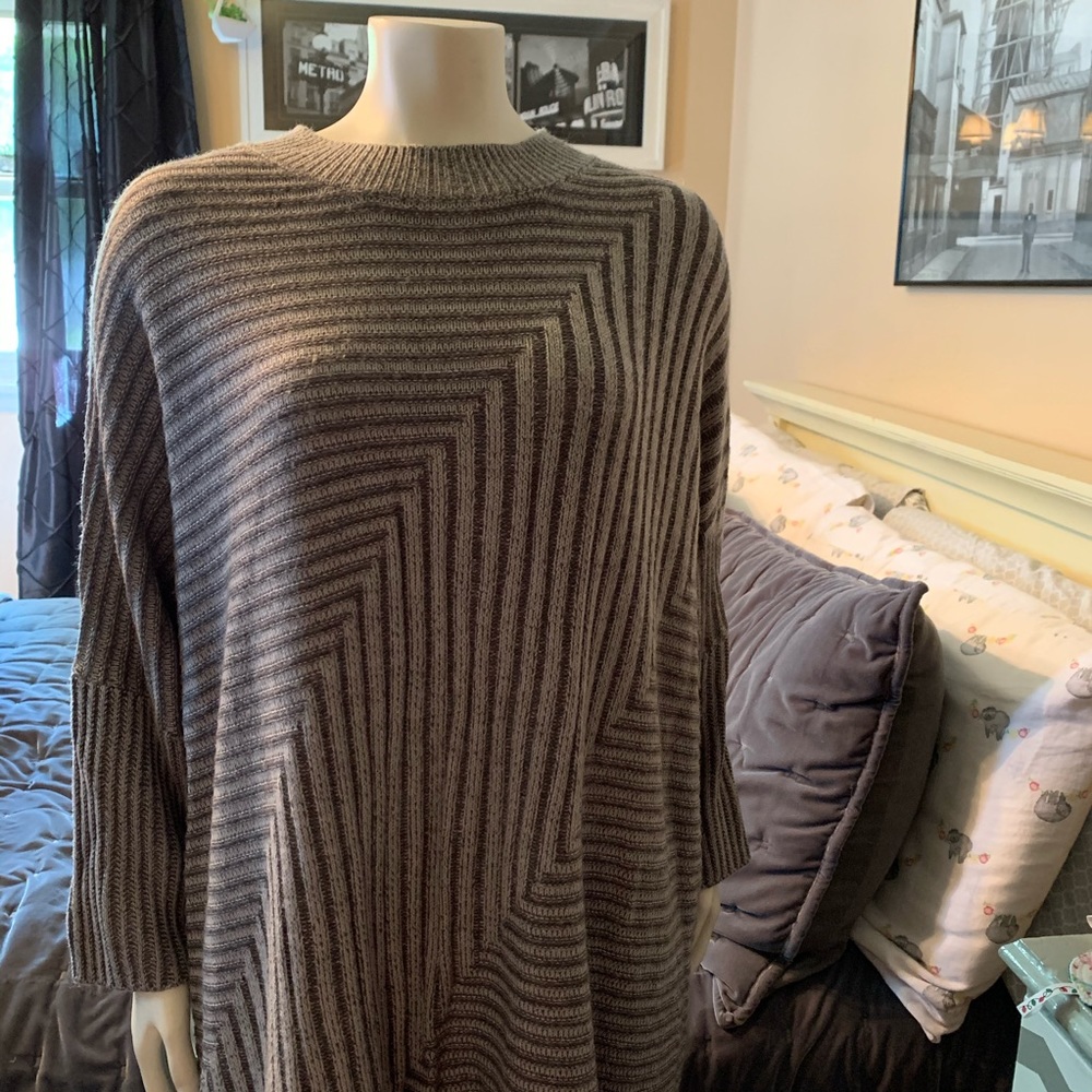oversized short sleeve sweater